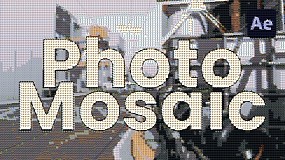 AE/PR插件-Photo Mosaic v1.0.0 Win 马赛克图像视觉特效