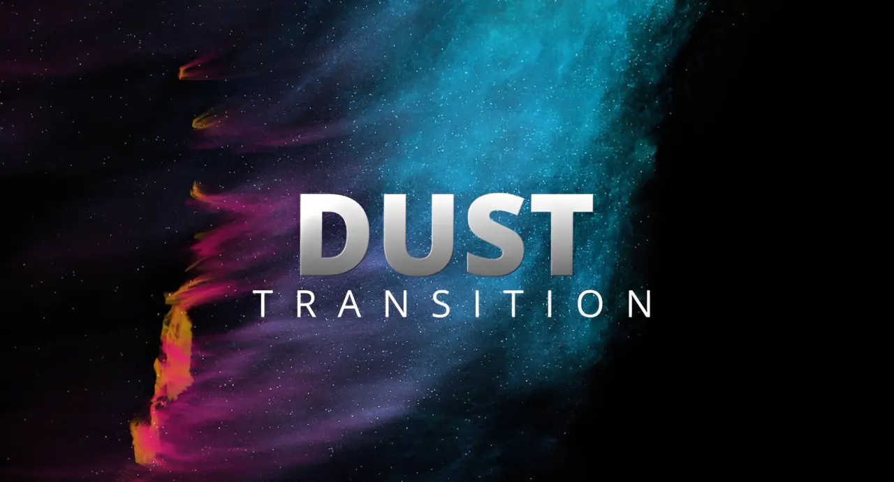 AE插件-Dust Transition v1.1.1 Win 粉尘粒子消散溶解转场过渡特效