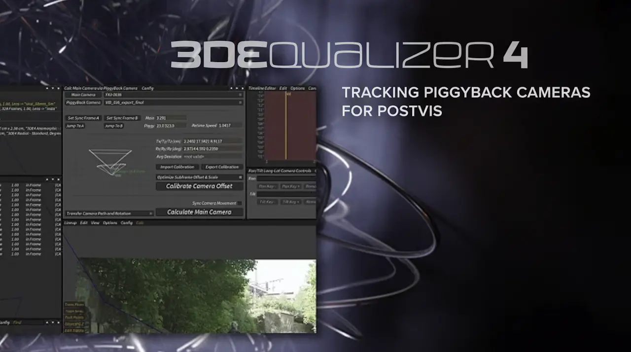 3DEqualizer4 R8.1 专业三维摄像机反求跟踪软件