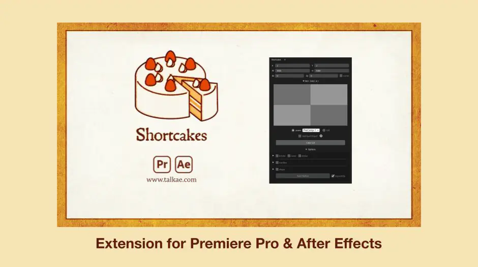 AE扩展-Shortcakes v2.1.4 画面分割分屏一键排列对齐