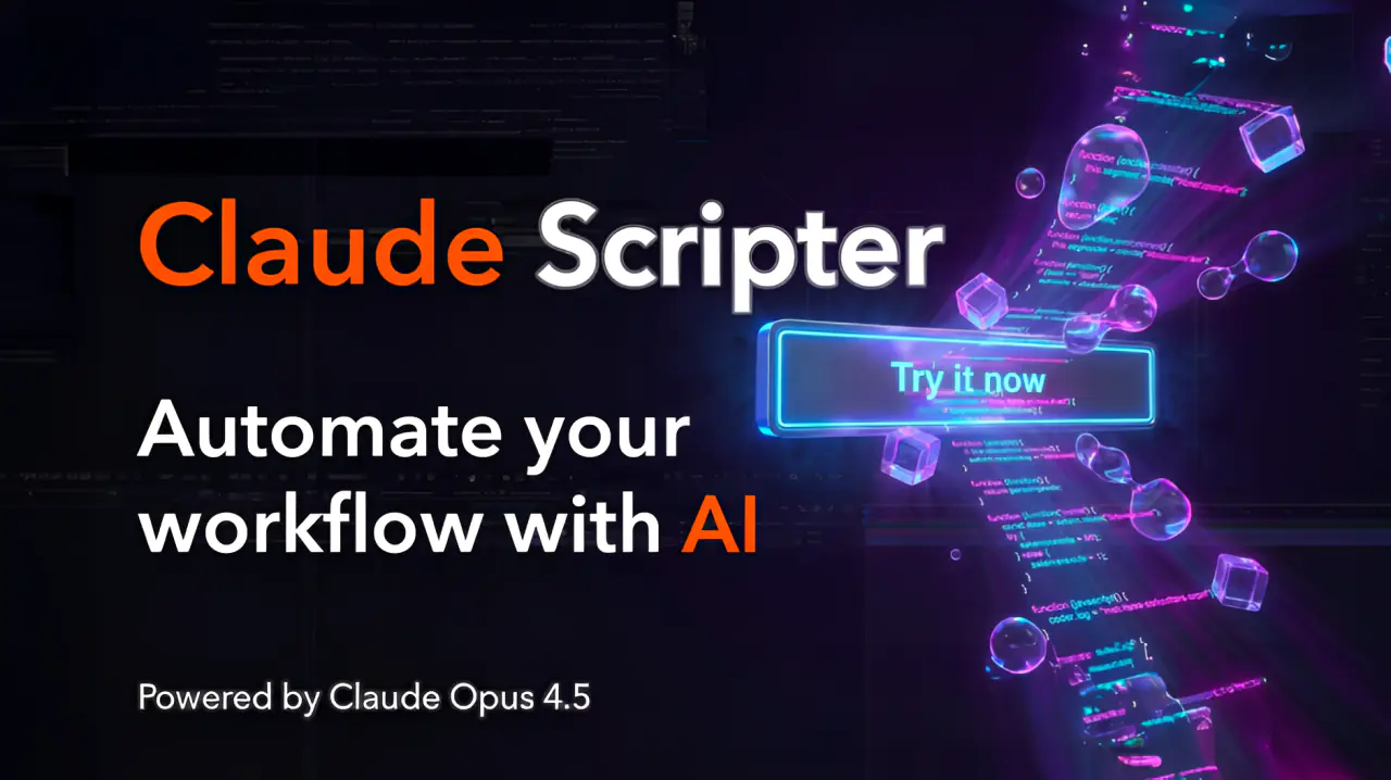 AE扩展-Claude Scripter v1.0 人工智能脚本助手工具
