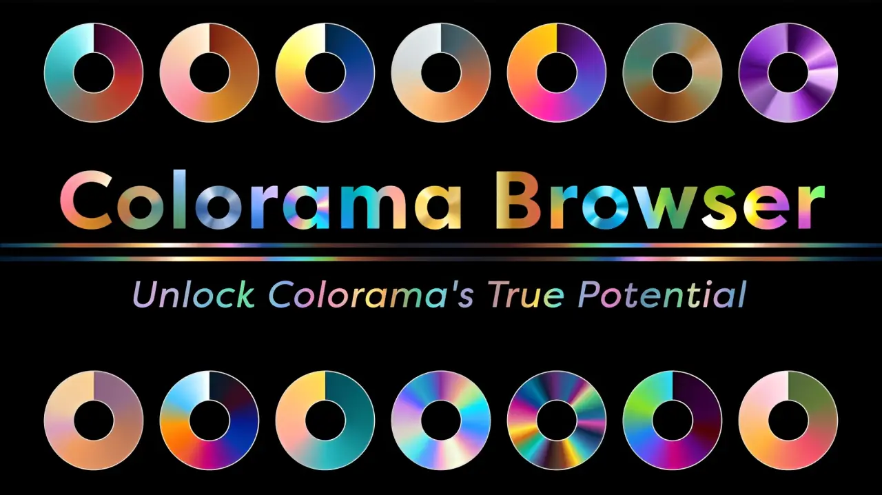 AE扩展-Colorama Browser v1.1.1 350种渐变风格化调色预设