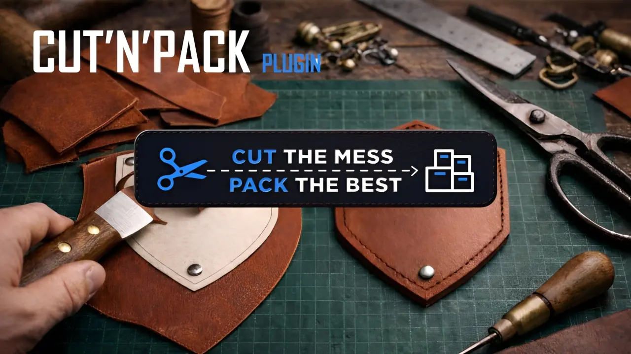 AE扩展-Cut'n'Pack v1.0.0 自动切片分割图层工具