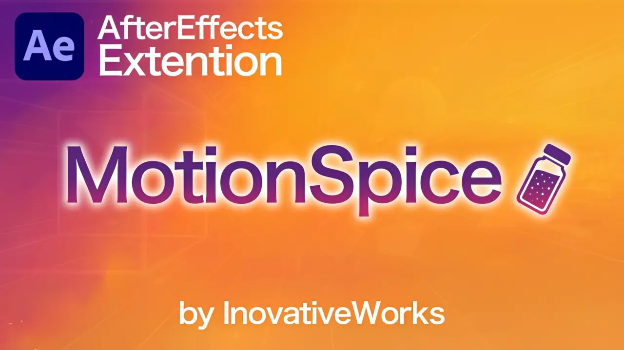 AE扩展-MotionSpice v1.0.0 100种动态线条图形动画库预设