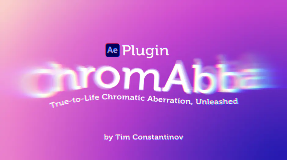 AE插件-Chromabba v1.3.1 Win 视觉色差效果插件