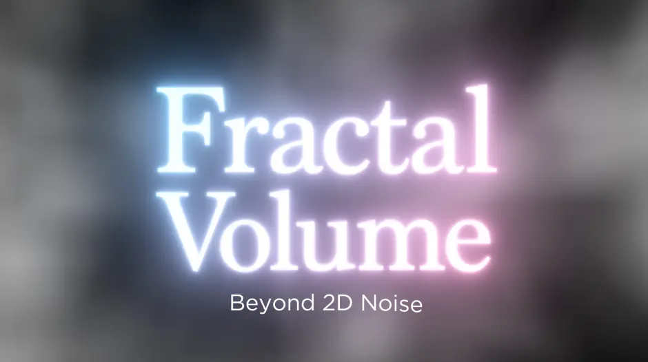 AE插件-Fractal Volume v1.0.0 Win 三维分形噪波体积云特效