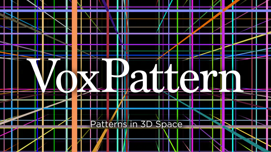 AE插件-VoxPattern v1.0 Win 三维空间图形动画