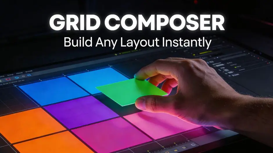 AE扩展-Grid Composer v1.1.3 网格布局分屏排版效果