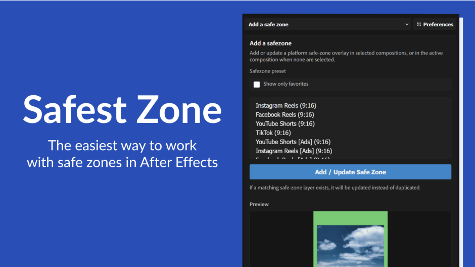 AE扩展-Safest Zone v1.0.1 智能安全框工具