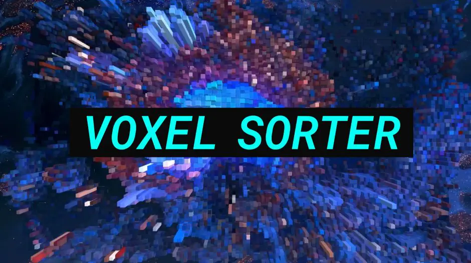 AE/PR插件-Voxel Sorter v1.8.5 三维立体像素排列视觉特效