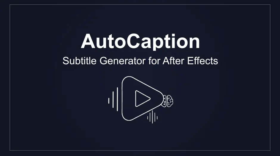 AE扩展-AutoCaption v4.2.0 根据视音频自动生成字幕工具