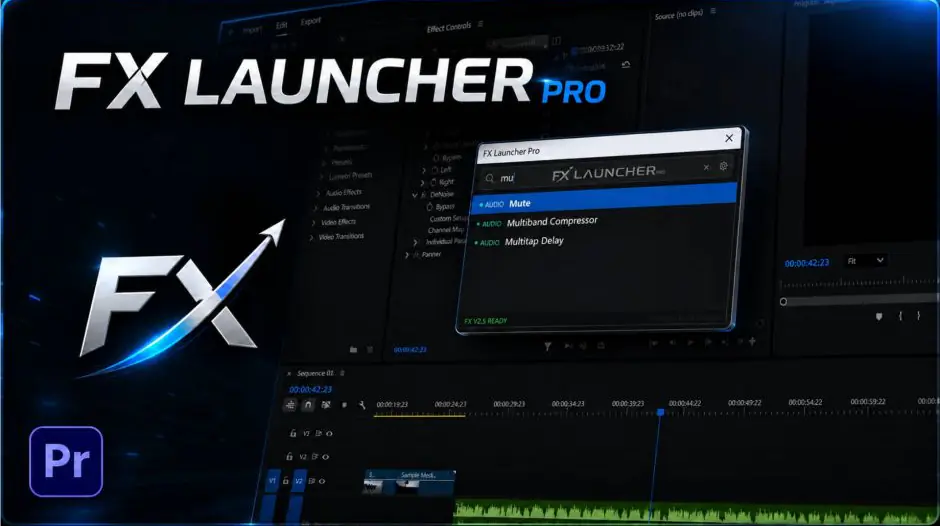 AE扩展-FX Launcher Pro v1.0.4 特效查找调用工具