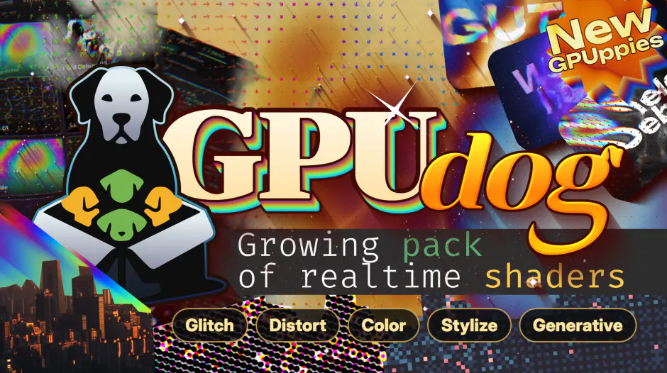 AE插件-GPUDog v1.2.0 视觉故障特效