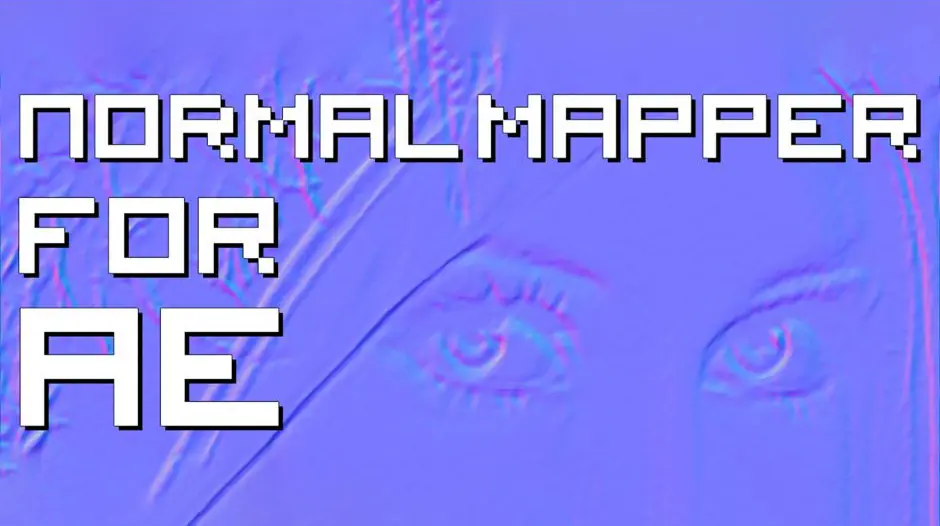AE插件-Normal Mapper v1.4 法线贴图浮雕效果