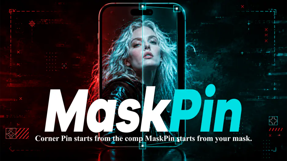 AE插件-MaskPin v1.0.1 三维透视蒙版定点效果