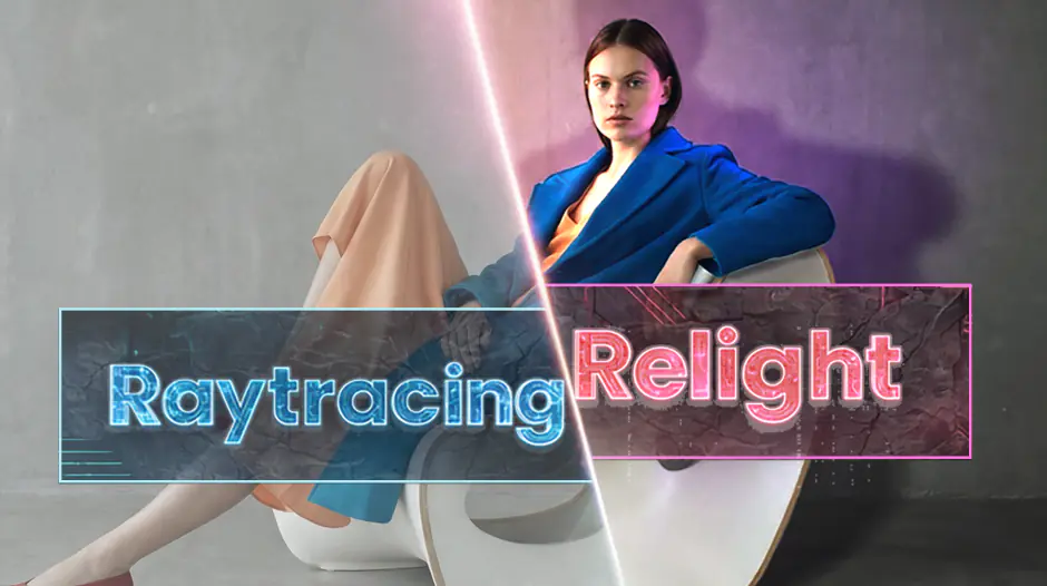 AE插件-Raytracing Relight v2.1.2 光线追踪重新打光照明工具