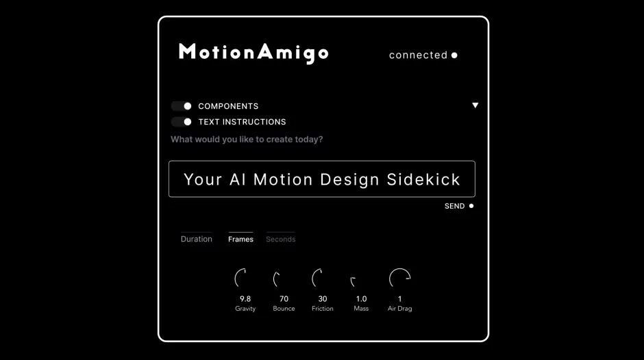 AE扩展-MotionAmigo v1.1.28 AI智能工作流程工具