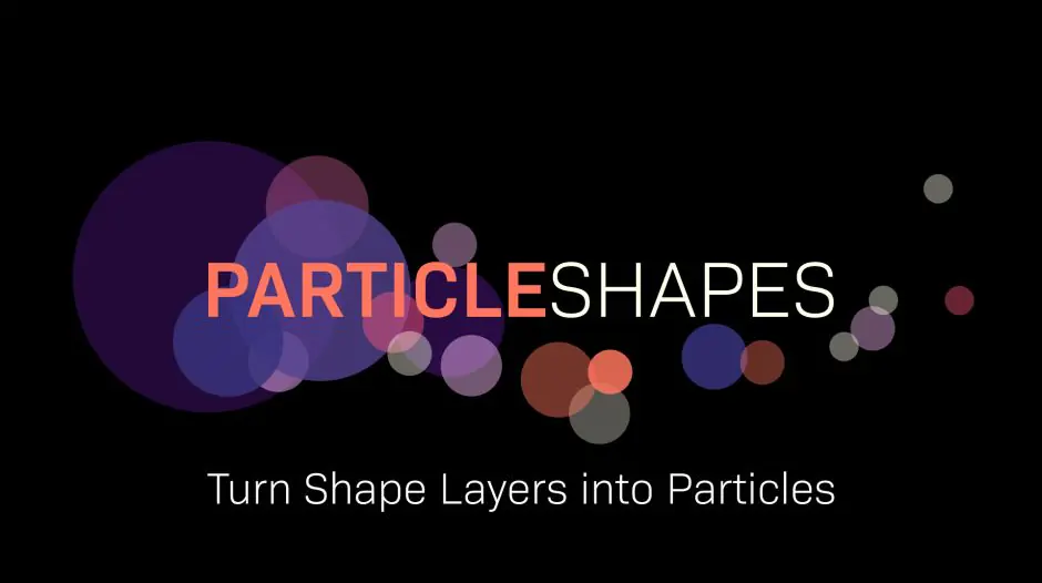 AE扩展-ParticleShapes v1.0.0 图形粒子动画