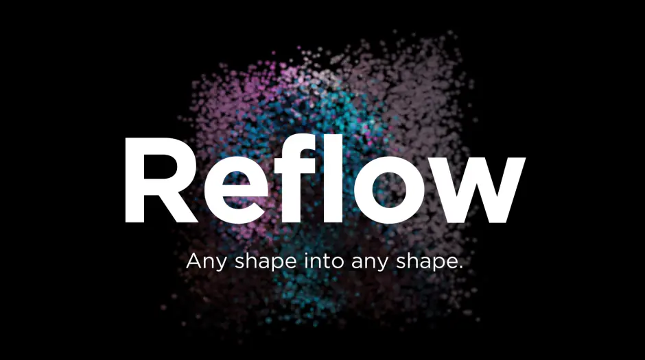AE插件-Reflow v1.2 粒子溶解汇聚特效