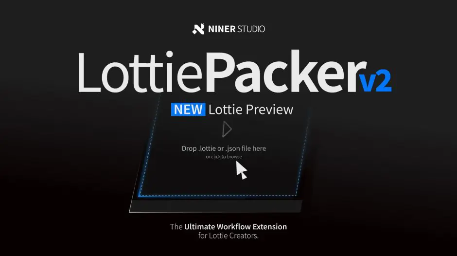AE扩展-LottiePacker v2.2.0 批量导出JSON文件