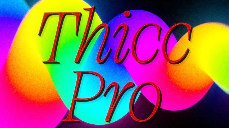 AE插件-Thicc Pro v1.0 彩色渐变路径线条动画