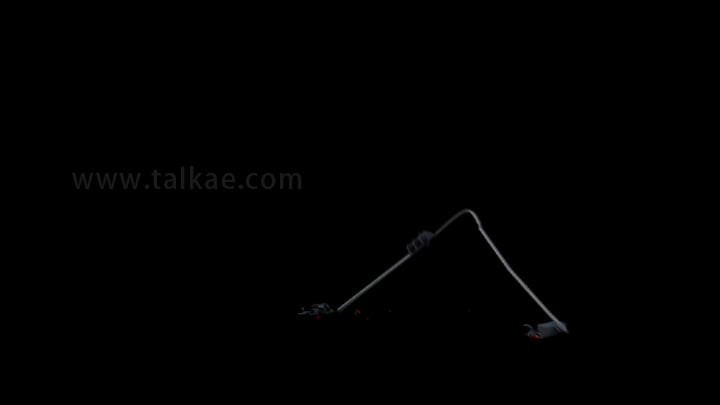 红绿灯模型倒地破碎02