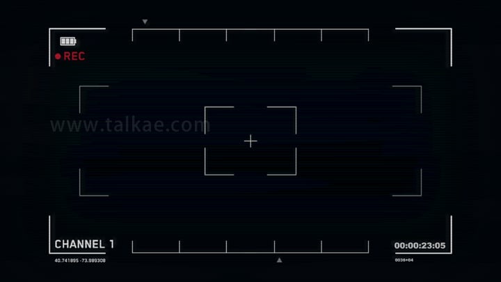 摄像机拍摄取景框-2