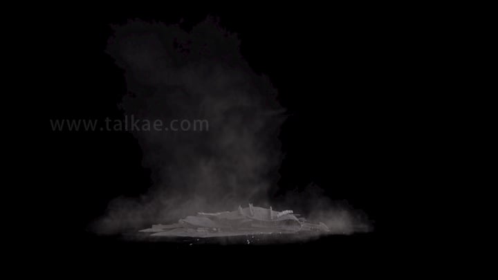 破碎粉尘碎屑颗粒碎石块掉落Ceiling-05