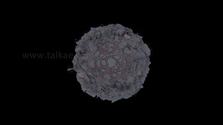 地面爆破崩裂慢动作-02