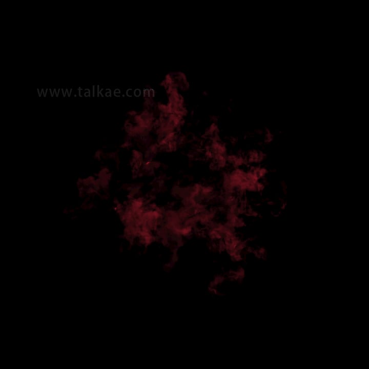 红色魔法能量烟雾 07