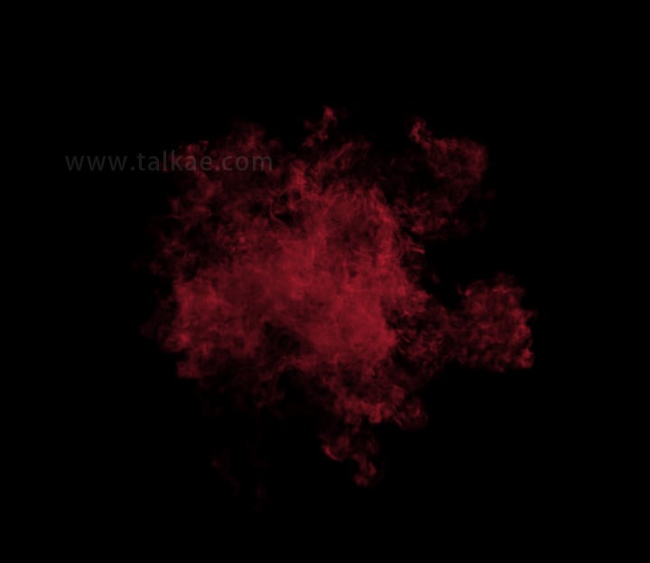 红色爆炸烟雾 01