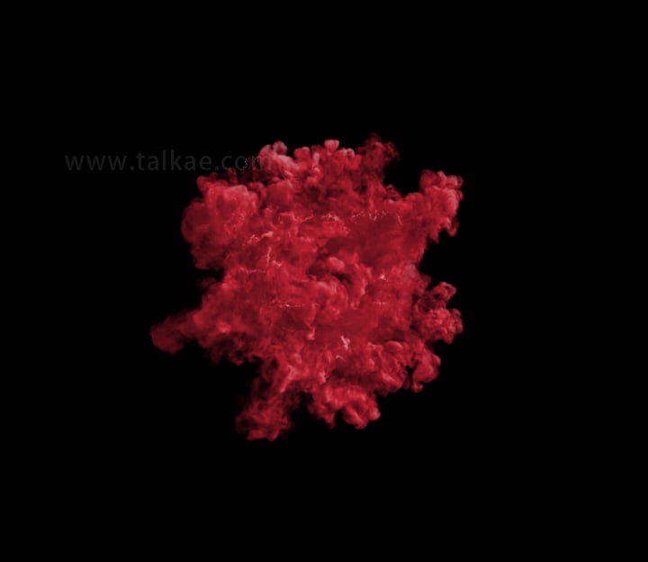 红色爆炸烟雾 02
