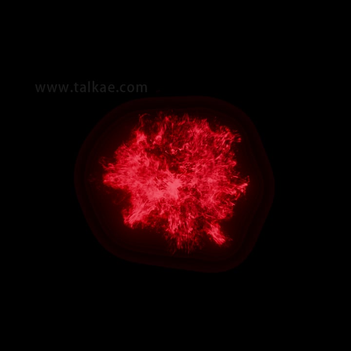 红色爆炸光效 04