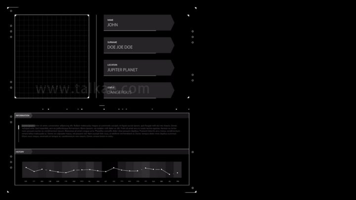 科技界面元素13