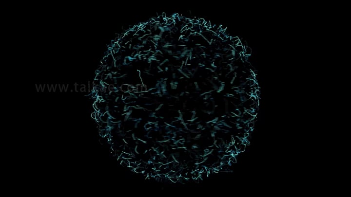 4K粒子外壳旋转魔球