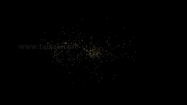 4K金色粒子魔法球_1