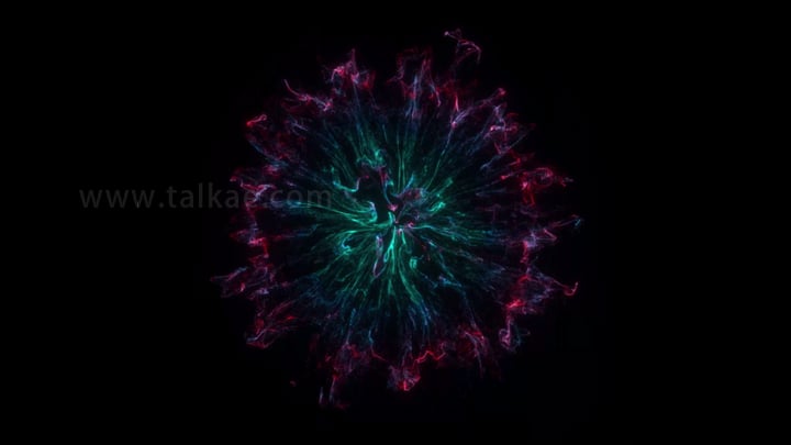 爆炸粒子冲击波