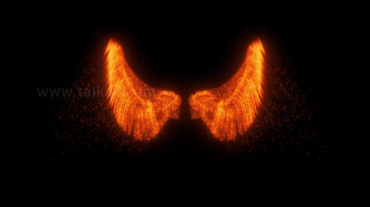 燃烧余烬翅膀循环拍打_1