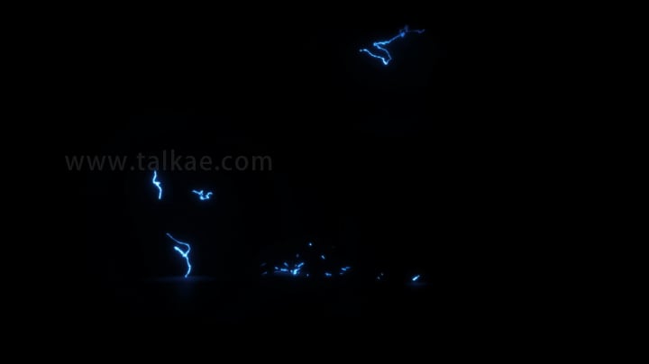 4k 超级地面闪电火花-17