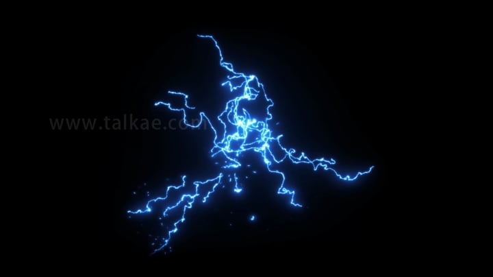 4k 超级地面闪电火花-36