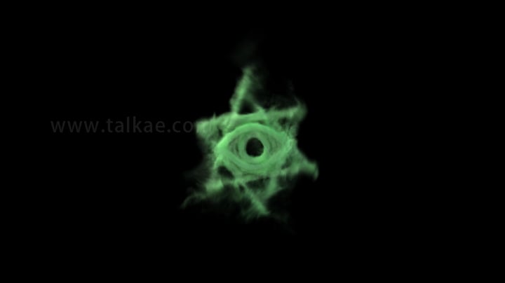 绿色烟雾法盾符-1