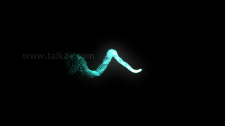 魔法粒子螺旋拖尾