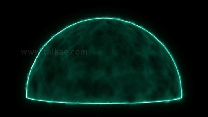 绿色魔力能量保护罩-1