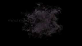紫色魔法烟雾