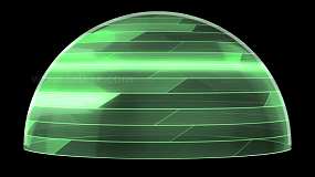 绿色能量保护罩
