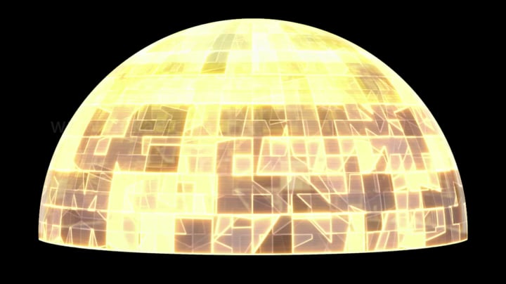 金色能量保护罩