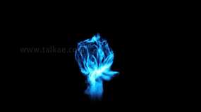 蓝色粒子巫师之火-2