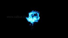 蓝色粒子巫师之火-3