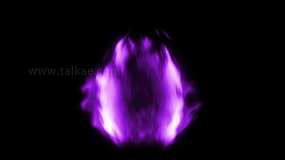 紫色能量火焰