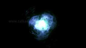 蓝色粒子魔法球-1